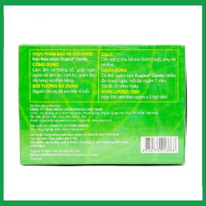 Nhà Thuốc Đa Phúc - Eugica Candy hỗ trợ làm ấm, thông cổ (hộp 100 viên) 2 Nhà Thuốc Đa Phúc - eugica candy 3