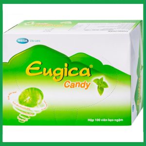 Eugica Candy hỗ trợ làm ấm, thông cổ (hộp 100 viên)