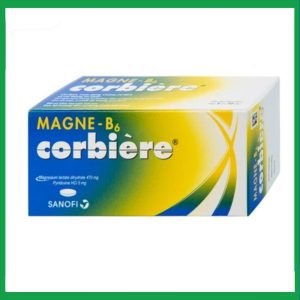 Viên nén Magne-B6 Corbière Sanofi điều trị thiếu magnesi riêng biệt hay kết hợp (5 vỉ x 10 viên)
