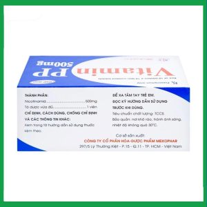 Nhà Thuốc Đa Phúc - Thuốc Vitamin PP 500mg Mekophar điều trị bệnh pellagra (10 vỉ x 10 viên) 4 Nhà Thuốc Đa Phúc - fb 2 2024 07 05T141405.891