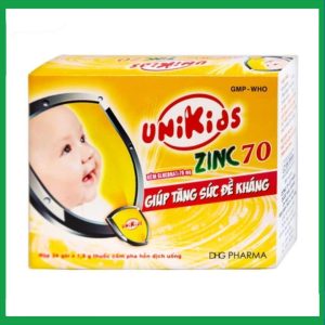 Cốm Unikids Zinc 70 DHG tăng cường sức đề kháng (24 gói x 1.5g)