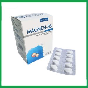 Viên nén Magnesi-B6 DHG Pharma giảm các triệu chứng thiếu hụt magnesi, nôn mửa, khó chịu (10 vỉ x 10 viên)