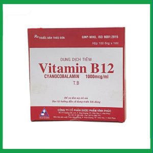 Thuốc tiêm Vitamin B12 Vinphaco điều trị thiếu máu ác tính (100 ống x 1ml)