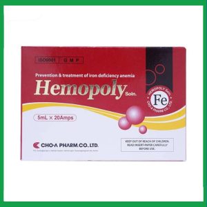 Nhà Thuốc Đa Phúc - Dung dịch uống Hemopoly ngăn ngừa và điều trị thiếu máu do thiếu sắt (20 ống x 5ml) 2 Nhà Thuốc Đa Phúc - fb 2 56