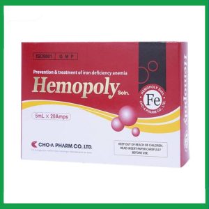 Nhà Thuốc Đa Phúc - Dung dịch uống Hemopoly ngăn ngừa và điều trị thiếu máu do thiếu sắt (20 ống x 5ml) 1 Nhà Thuốc Đa Phúc - fb 2 57