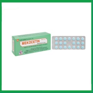 Thuốc Mekocetin 0.5mg Mekophar điều trị thấp khớp, bệnh collagen, bệnh ngoài da, dị ứng (5 vỉ x 20 viên)