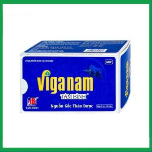 Viên uống Viganam Tâm Bình hỗ trợ bổ thận tráng dương (5 vỉ x 12 viên)