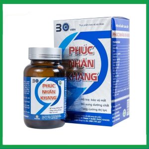 Viên bổ mắt cao cấp Phúc Nhãn Khang hỗ trợ giúp tăng cường thị lực (1 lọ x 30 viên)