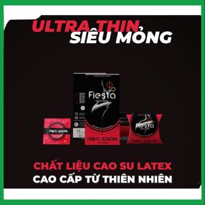 Nhà Thuốc Đa Phúc - Bao cao su Fiesta Form Fit 3 cái ôm sát, siêu mỏng 2 Nhà Thuốc Đa Phúc - fiesta form fit 3 cai 1
