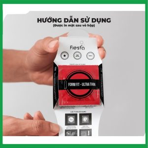 Nhà Thuốc Đa Phúc - Bao cao su Fiesta Form Fit 3 cái ôm sát, siêu mỏng 1 Nhà Thuốc Đa Phúc - fiesta form fit 3 cai