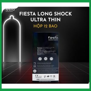 Nhà Thuốc Đa Phúc - Fiesta Long Shock Ultra Thin kéo dài, siêu mỏng 12 cái 1 Nhà Thuốc Đa Phúc - fiesta long shock 12 cai 1