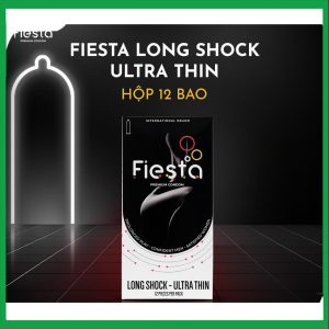 Fiesta Long Shock Ultra Thin kéo dài, siêu mỏng 12 cái