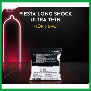 Nhà Thuốc Đa Phúc - Fiesta Long Shock 3 cái - Bao cao su kéo dài, siêu mỏng 1 Nhà Thuốc Đa Phúc - fiesta long shock 3 cai 1
