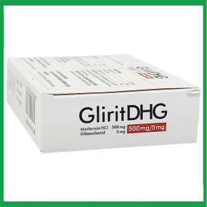 Nhà Thuốc Đa Phúc - Thuốc GliritDHG 500mg/5mg điều trị tiểu đường tuýp 2 (3 vỉ x 10 viên) 1 Nhà Thuốc Đa Phúc - glirit 500 5 1