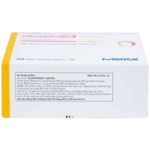 Nhà Thuốc Đa Phúc - Thuốc Glucophage 500mg Merck điều trị đái tháo đường type 2 (5 vỉ x 10 viên) 2 Nhà Thuốc Đa Phúc - glucophage 500 2