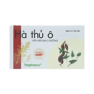 Thuốc Hà Thủ Ô Traphaco điều trị đau lưng, mỏi gối, di mộng tinh (5 vỉ x 10 viên)