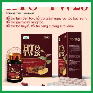 Nhà Thuốc Đa Phúc - HTO TW28, hỗ trợ giảm nguy cơ tóc bạc sớm, giảm gãy rụng tóc 1 Nhà Thuốc Đa Phúc - hto tw28 to roi