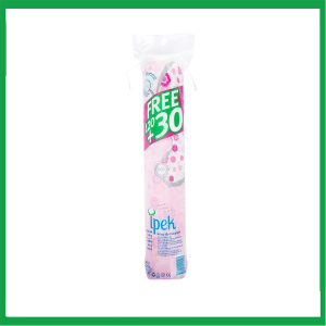 Bông tẩy trang Ipek siêu thấm, không xơ bông (130 miếng) Thổ Nhĩ Kì