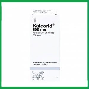 Kaleorid 600mg giúp phòng và trị giảm kali máu