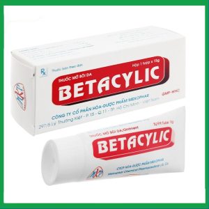 Kem bôi Betacylic Mekophar trị các bệnh da liễu (tuýp 15g)
