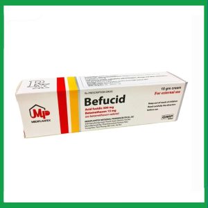 Kem bôi da Befucid Mediplantex điều trị viêm da nhiễm khuẩn, viêm da cơ địa, chàm (15g)