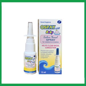 Ospay Baby dung dịch xịt vệ sinh mũi hàng ngày (lọ 15ml)
