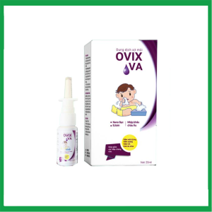 Dung dịch xịt mũi Ovix VA làm sạch khoang mũi, giảm sổ mũi, ngạt mũi (Hộp 1 chai 20ml)