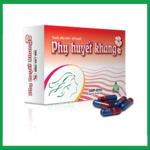 Thuốc điều kinh bổ huyết Phụ Huyết Khang điều trị rối loạn kinh nguyệt (5 vỉ x 10 viên)