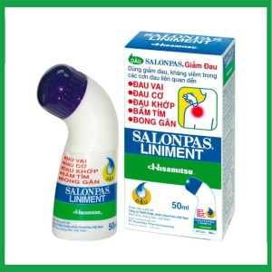 Dầu Salonpas Liniment 50ml giảm đau vai, đau cơ