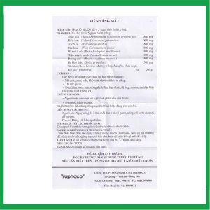Nhà Thuốc Đa Phúc - Viên Sáng Mắt Traphaco điều trị mờ mắt, nhức mắt, khô mắt (10 gói x 5g) 1 Nhà Thuốc Đa Phúc - sang mat2 1