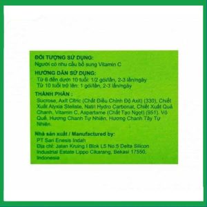 Nhà Thuốc Đa Phúc - Bột sủi Sensa Cools Enesis giúp thanh nhiệt cơ thể và tăng cường sức đề kháng (6 gói x 7g) 1 Nhà Thuốc Đa Phúc - sensacool 1