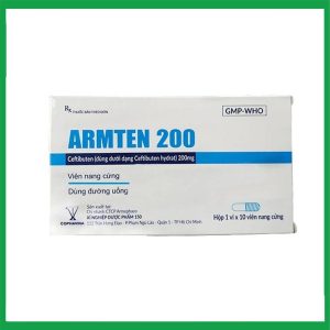 Thuốc Armten 200 (hộp 1 vỉ*10 viên) điều trị nhiễm khuẩn