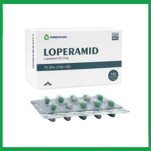 Viên nang cứng Loperamide 2mg Agimexpharm điều trị tiêu chảy cấp, mạn tính