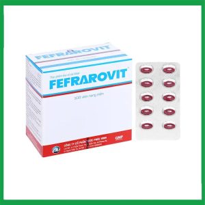 Viên uống Fefrarovit hỗ trợ điều trị thiếu máu do thiếu sắt và dự phòng thiếu máu