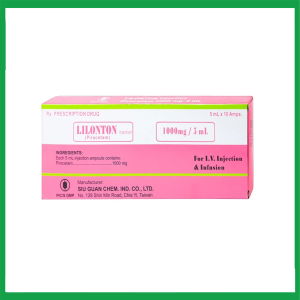 Thuốc Lilonton 1000mg/5ml SiuGuanChem điều trị triệu chứng của hội chứng tâm thần (10 ống)