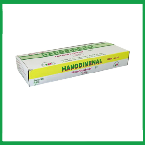 Thuốc chống say xe Hanodimenal hộp 50 vỉ x 10 viên