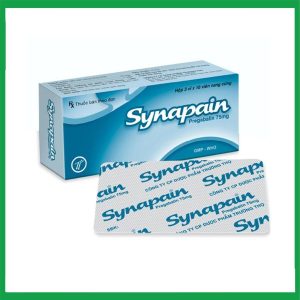 Thuốc Synapain 75 điều trị đau thần kinh động kinh cục bộ hộp 3 vỉ x 10 viên