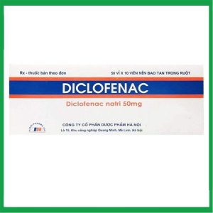 Thuốc giảm đau, kháng viêm Diclofenac 50mg