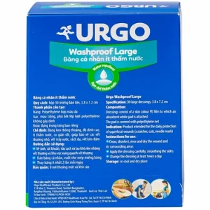 Nhà Thuốc Đa Phúc - Băng cá nhân Urgo Washproof Large (3.8 x 7.2cm) 2 Nhà Thuốc Đa Phúc - urgo1
