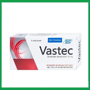 Thuốc Vastec điều trị đau thắt ngực ổn định (2 vỉ x 30 viên)