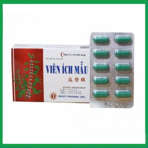 Viên Ích Mẫu Đại Uy bổ huyết điều kinh Hộp 2 Vỉ X 10 Viên