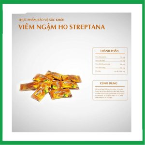 Nhà Thuốc Đa Phúc - Viên ngậm Streptana hộp 300 viên hỗ trợ bổ phế, giảm đờm, giảm ho 1 Nhà Thuốc Đa Phúc - vien ngam streptana.2